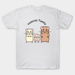 Hamster Family Harmony T-Shirt